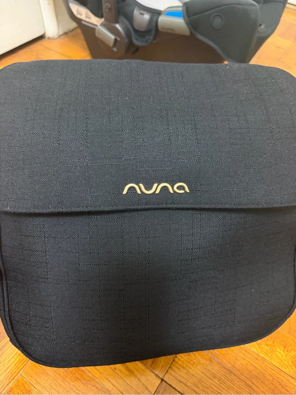 Nuna Black Baby Bag - Stylish Crossbody Diaper Bag